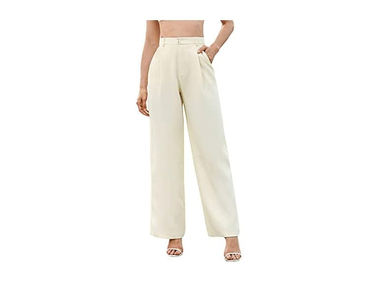 SweatyRocks Women (M) Elegant High Waist Trousers - Image 1