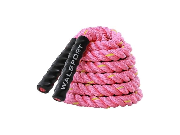 Weighted Jump Rope for Fitness (pink, 3.5 LBS) - Image 1