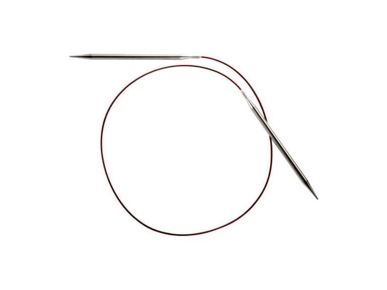 ChiaoGoo SS Red Lace Circular 32" US 7 - Image 1