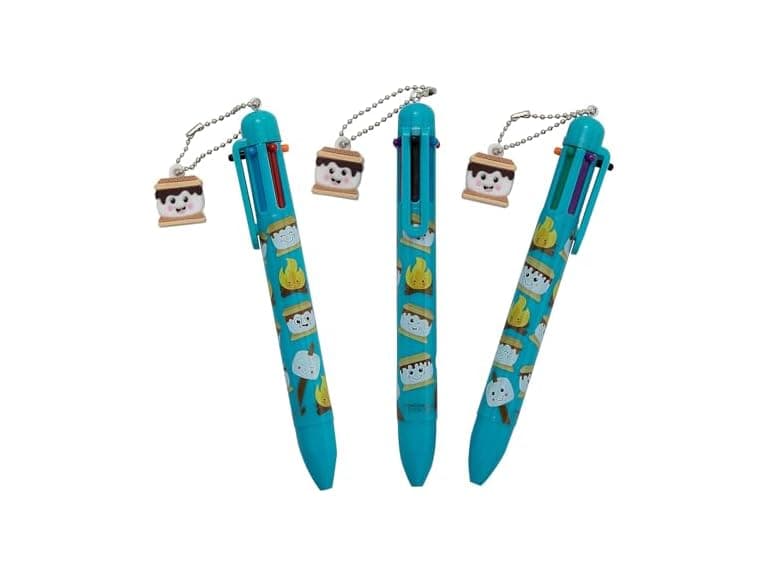 Fun Express 5 1/2" S'More Plastic Shuttle Pens - 12 Pieces - Image 1