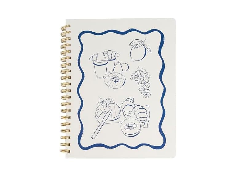 Pearhead Euro Breakfast Hardcover Spiral Notebook - Image 1