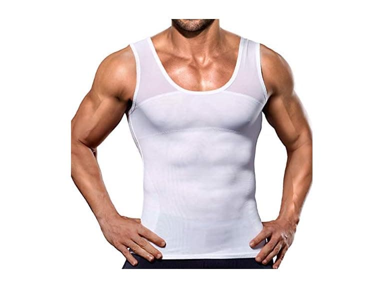 NonEcho Men (L) Body Shaper Tummy Control Vest Top - Image 1