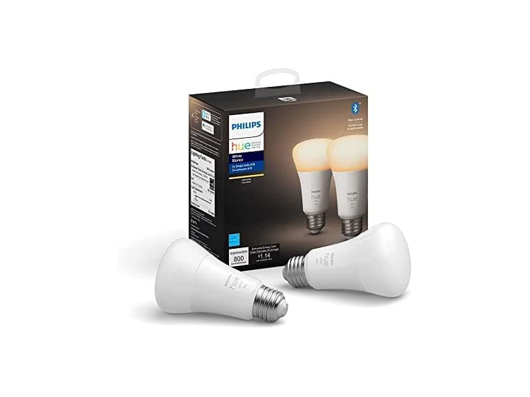 Philips Hue White 2-pk A19 LED Smart Bulbs - Image 1