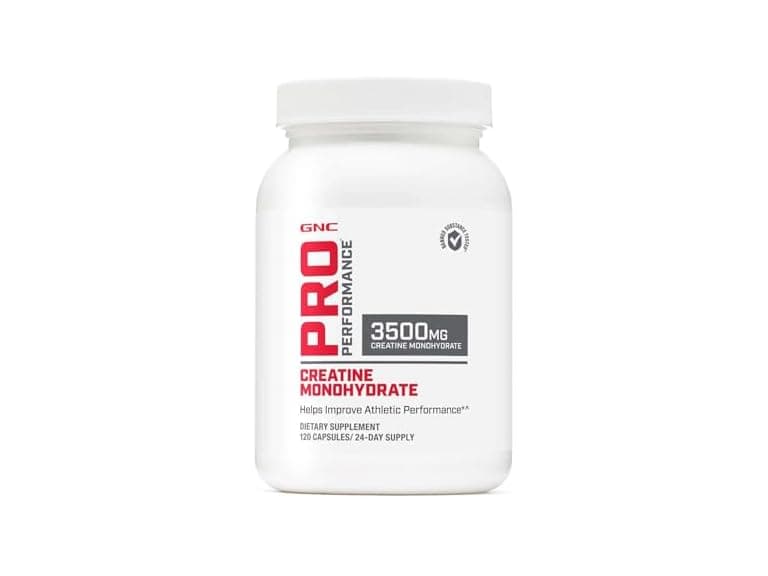 GNC Pro Performance Creatine Monohydrate 120 Count - Image 1