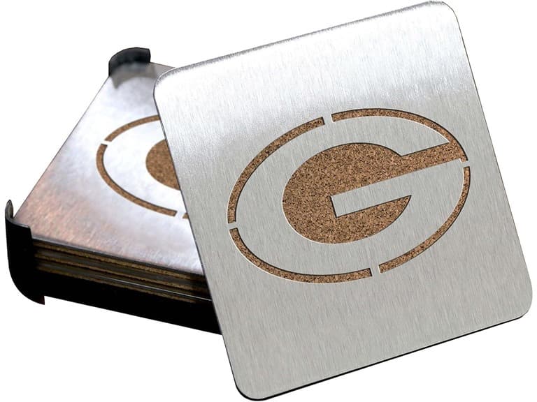 YouTheFan NFL Coasters, Stainless Steel - Image 1