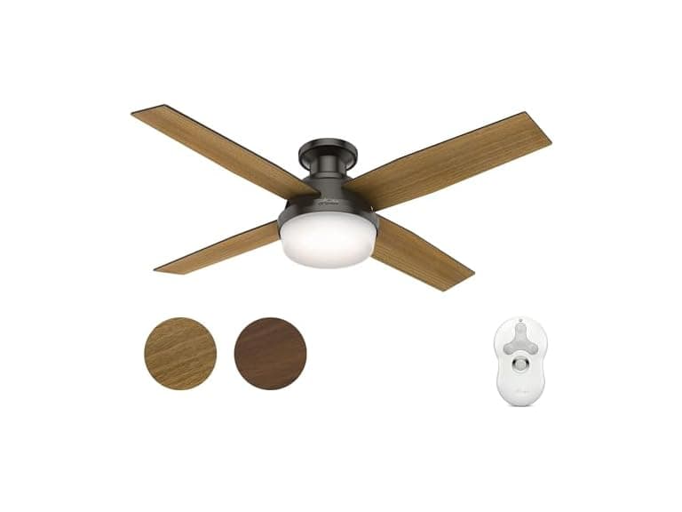 Hunter Fan 52 inch Noble Bronze Indoor Ceiling Fan - Image 1