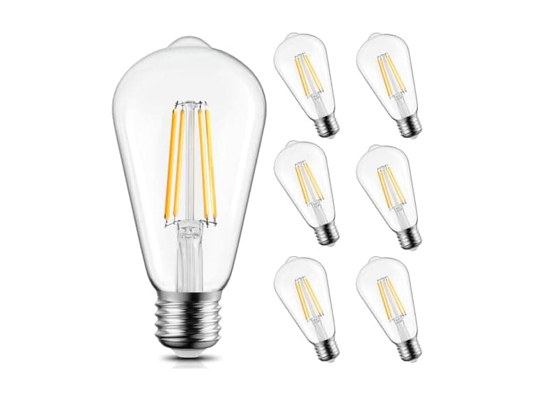 Brightown 6 Pack LED Edison Light Bulbs - Image 1