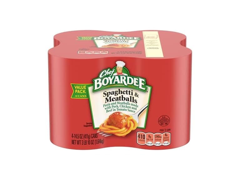 Chef Boyardee Spaghetti and Meatballs, 14.5 oz - Image 1