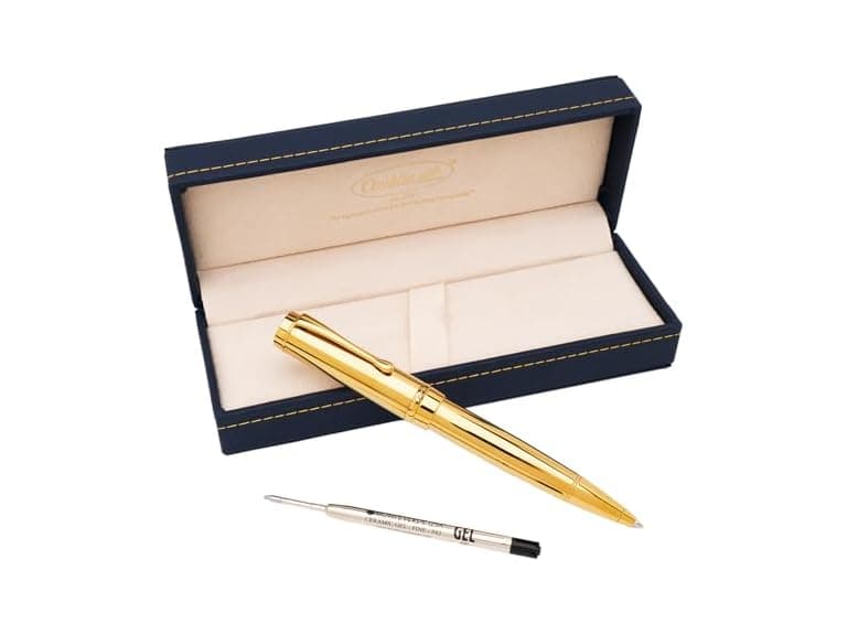 Conklin Duragraph Metal Gold Ballpoint Pen + Refill - Image 1