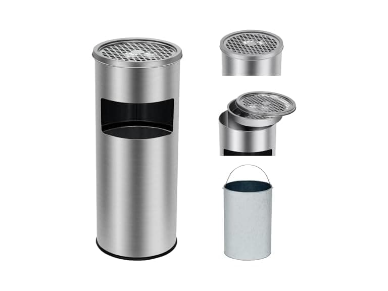 GarveeHome 4.5 gal/17 L Indoor Outdoor Trash Can - Image 1