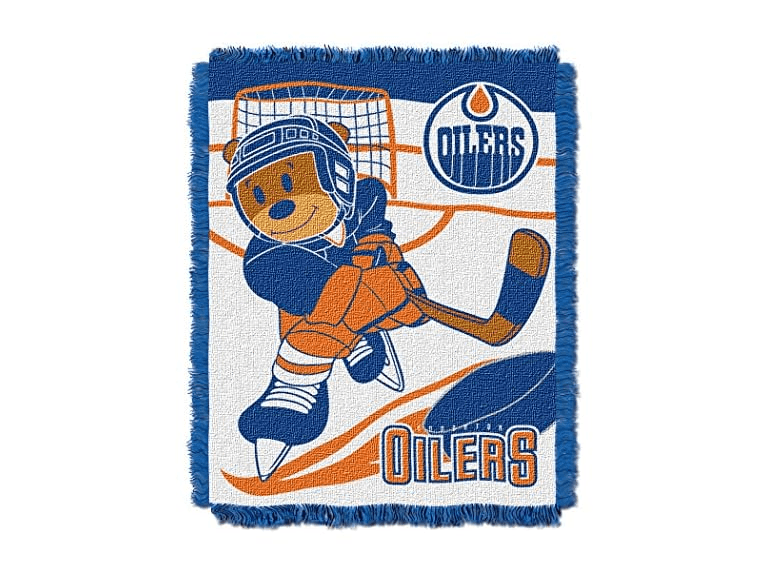 NHL Edmonton Oilers Baby Throw Blanket - Image 1