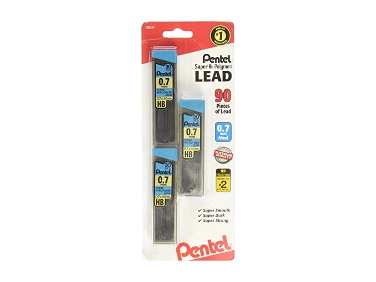 Pentel 90 Count .7mm Super Hi Polymer Lead - Image 1