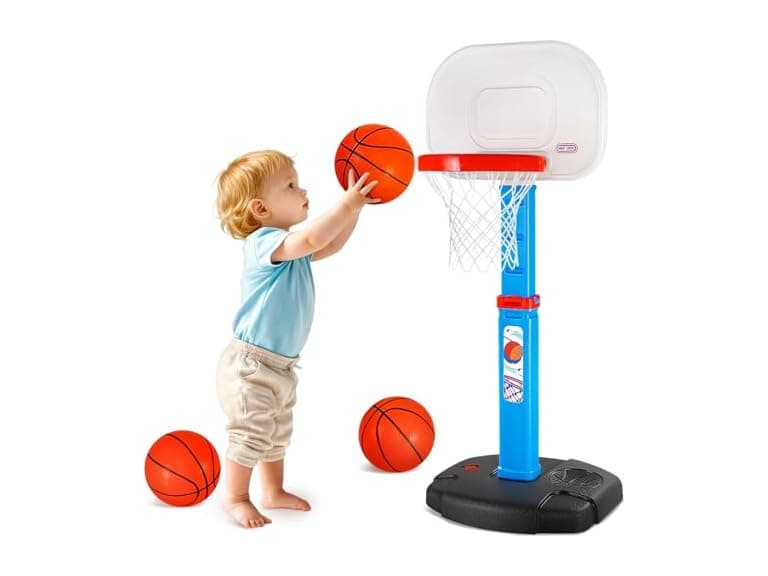 Adjustable Kids Mini Basketball Hoop Set - Image 1