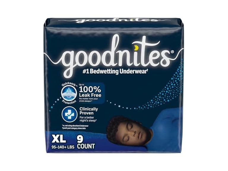 GoodNites Youth Absorbent Underwear - Image 1