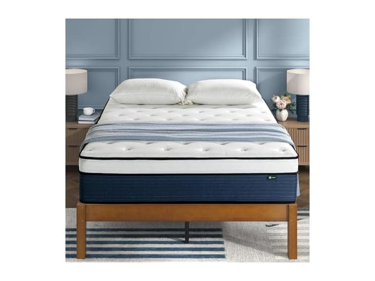 Zinus 14in Cooling Hybrid Mattress King - Image 1