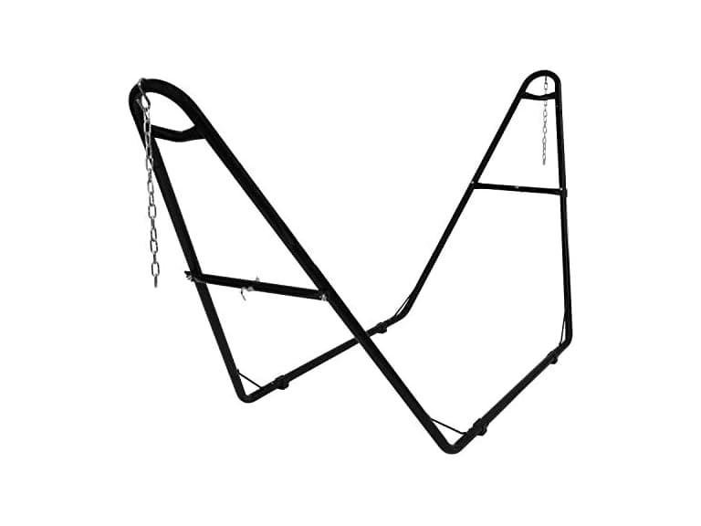 Sunnydaze Black Steel Universal Hammock Stand - Image 1