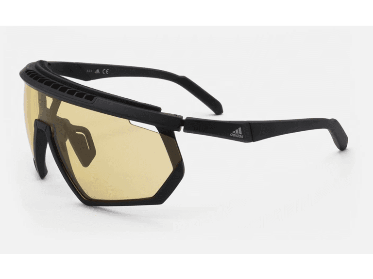 Adidas Unisex SP0029H02E Sunglasses Matte Black Shield - Image 1