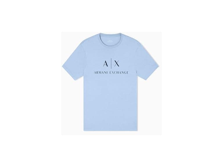 Armani Exchange Men Small Classic Crew Logo Shirt - Image 1