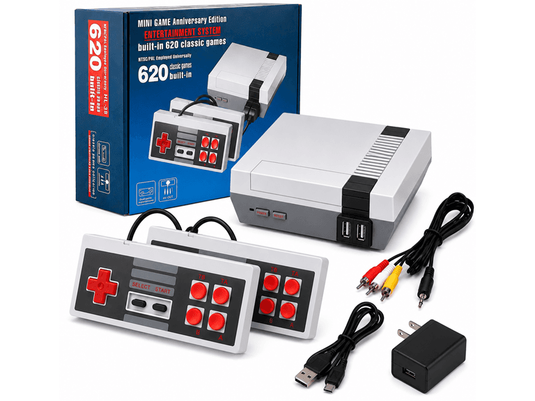 Retro Mini Gaming Console 620 Games - Image 1