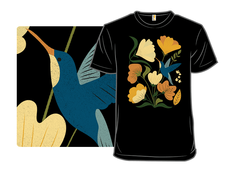 Hummingbird in the Garden - Image 1