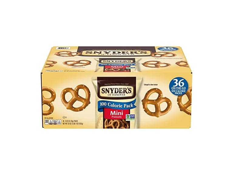 36CT Snyder's of Hanover Mini Pretzels, 100 Calorie - Image 1