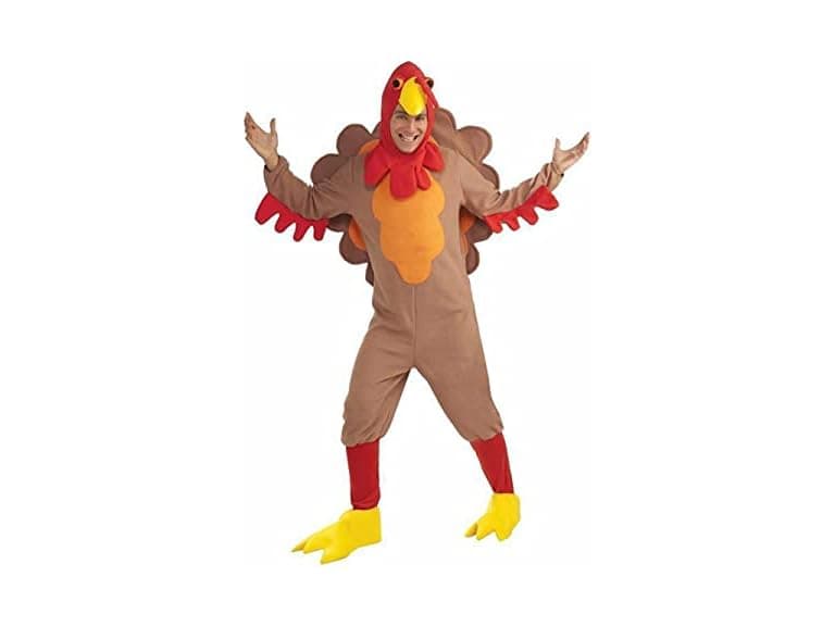 Rubies Fleece Turkey Costume Adults - Image 1