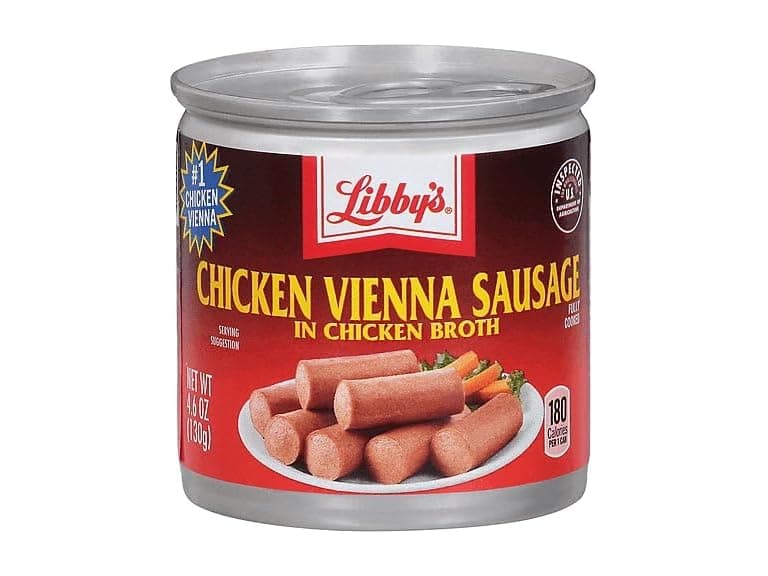 Libbys Chicken Vienna Sausage, 4.6 oz Can - Image 1