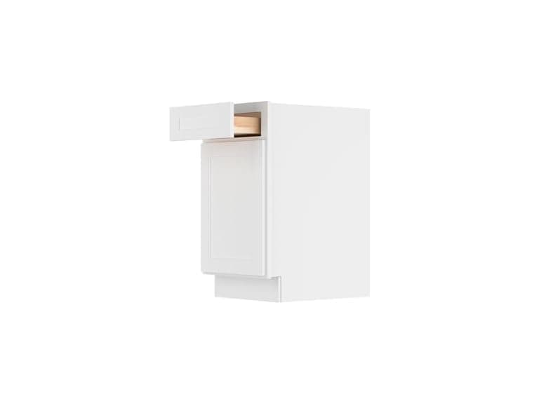 Furinno Shaker 18" Base Cabinet, White - Image 1