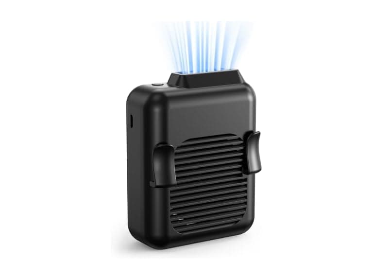 SLENPET Portable Waist Clip Fan-black - Image 1