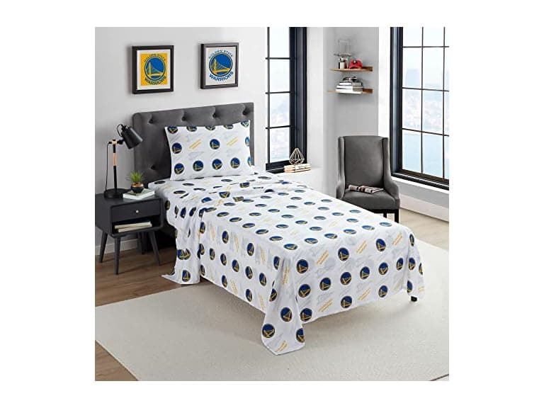 Golden State NBA Licensed Twin Sheet Set - Image 1