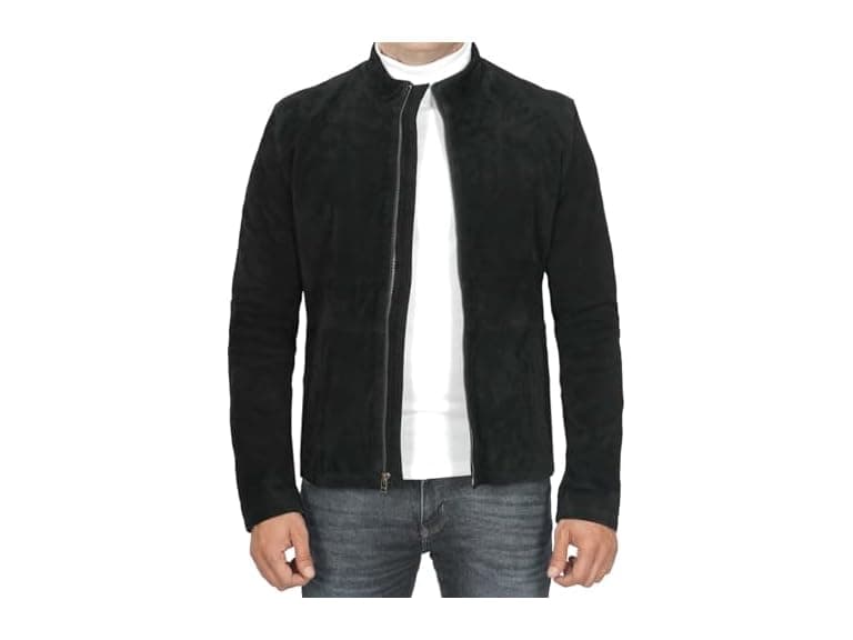Decrum Men (XL) Suede Leather Jacket - Image 1
