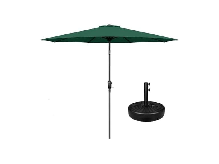 Simple Deluxe Simple Deluxe 9 FT Patio Umbrella with 2 - Image 1