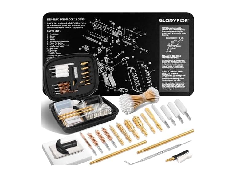 GLORYFIRE Gun Cleaning Kit w/ Mat - Image 1