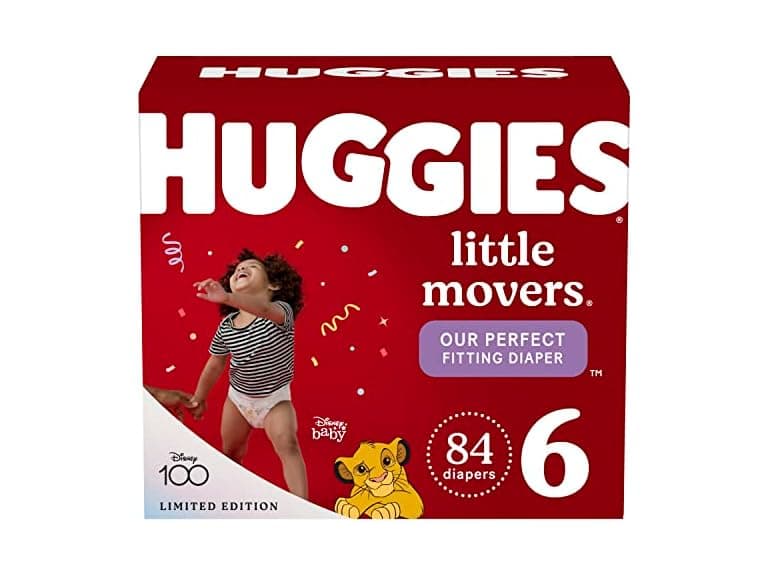 Huggies Little Movers Diapers Size 6 84ct - Image 1