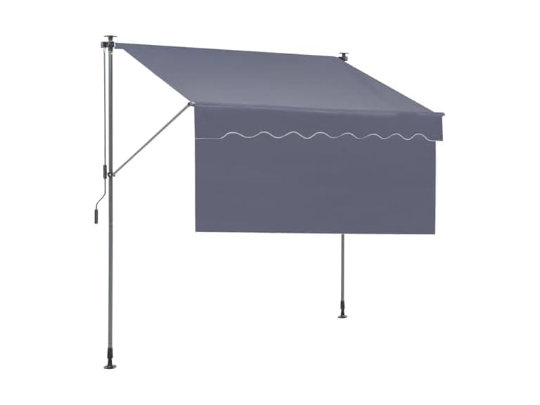 Manual Retractable Awning, 118" Outdoor - Image 1