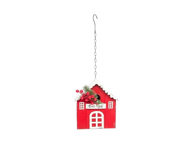 Alpine Corporation Hanging Barn Birdhouse - Image 1