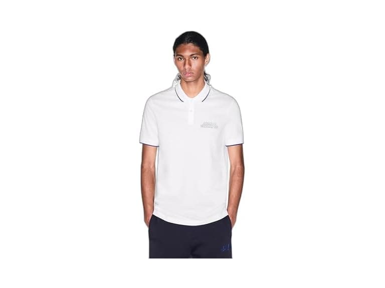 Armani Exchange Men Elevated Logo Polo - Image 1