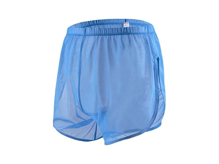 Zonbailon Men (3XL) Sexy Mesh Split Side Shorts - Image 1