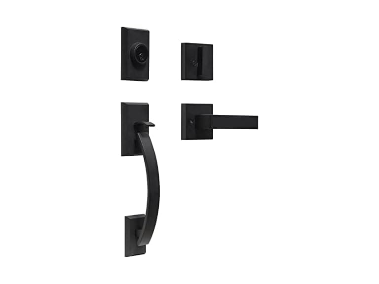 NeuType Front Door Handle Set Matte Black - Image 1