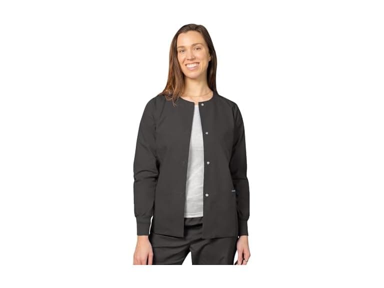 Adar Medical Uniforms Women (L) Adar Scrubs Pewter - Image 1