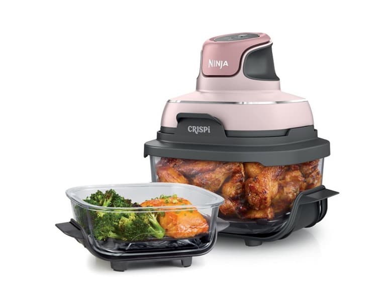 Ninja Crispi Glass Air Fryer 4-Qt Pink - Image 1