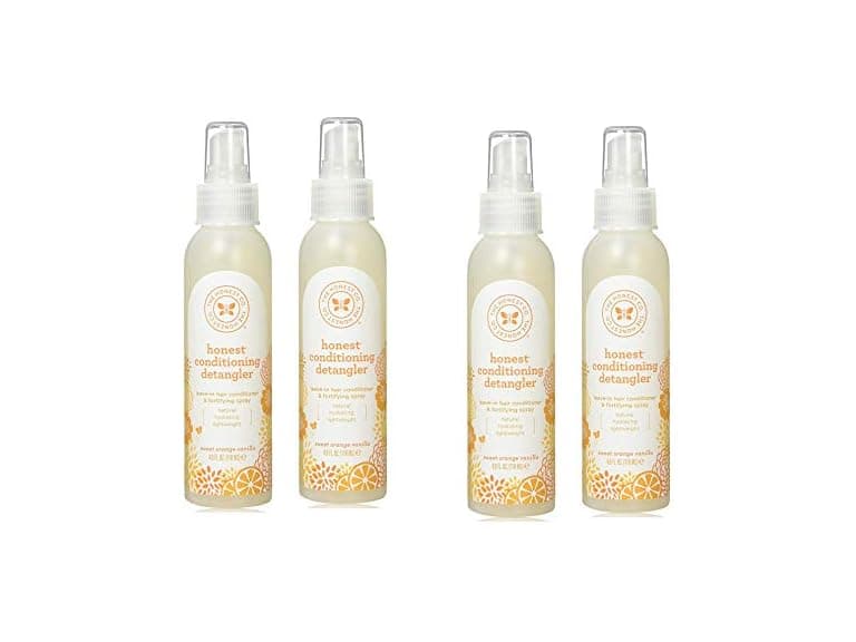 Honest Co Detangler, Sweet Orange, 4oz, 4pk - Image 1