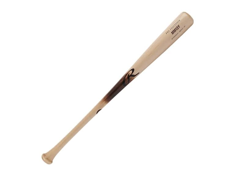Rawlings | PRO PREFERRED Wood Baseball Bat | Youth - MM13Y Profile | Maple - 29" - Image 1