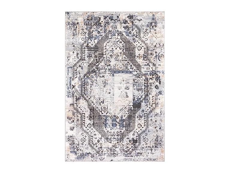 L'Baiet Anna Grey Oriental 2x6 Runner Rug - Image 1