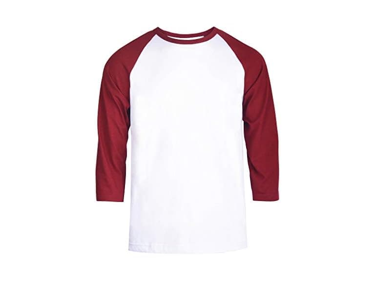 TOP PRO Men (XXL) Sleeve Casual Raglan Tee Shirt - Image 1