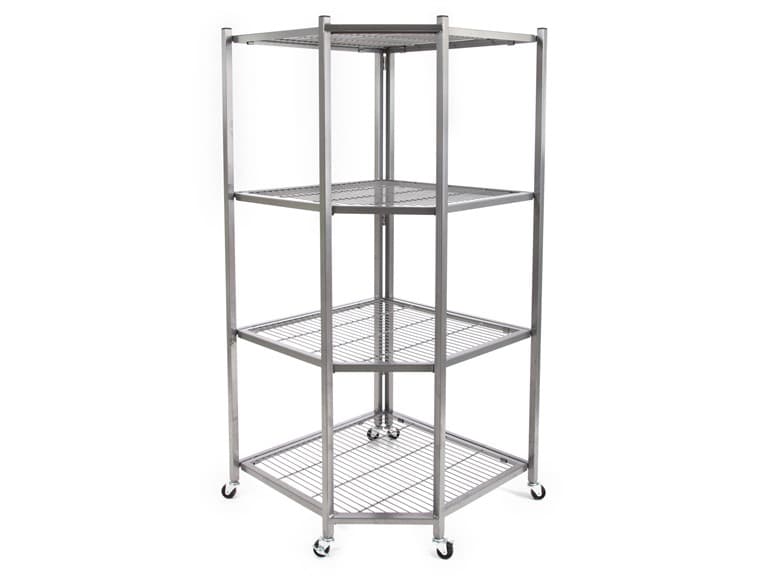 Origami R5C-PEWTER Corner 4-Shelf Rack - Image 1