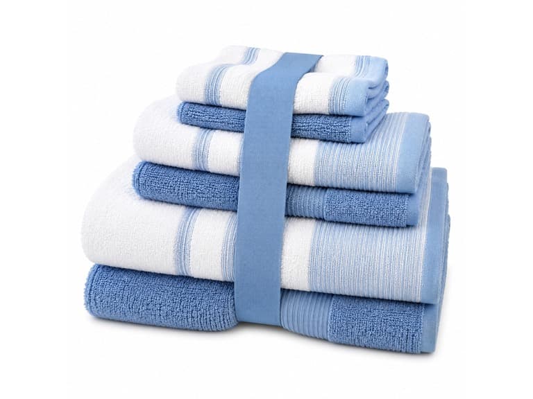6-Piece or 12-Piece 2Tone Towel Sets - Image 1