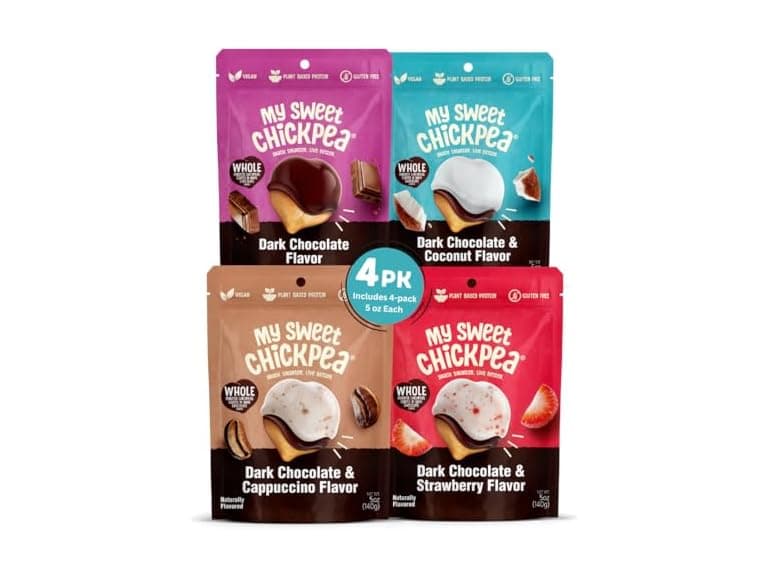 4PK My Sweet Chickpea Chocolate Covered Chickpeas - Image 1