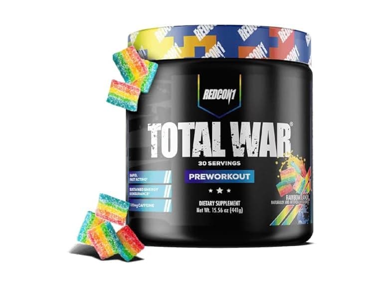 Total War Pre Workout Rainbow Candy (30) - Image 1
