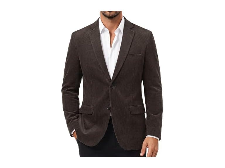 PJ Paul Jones Men (S) Casual Corduroy Blazer Coats - Image 1